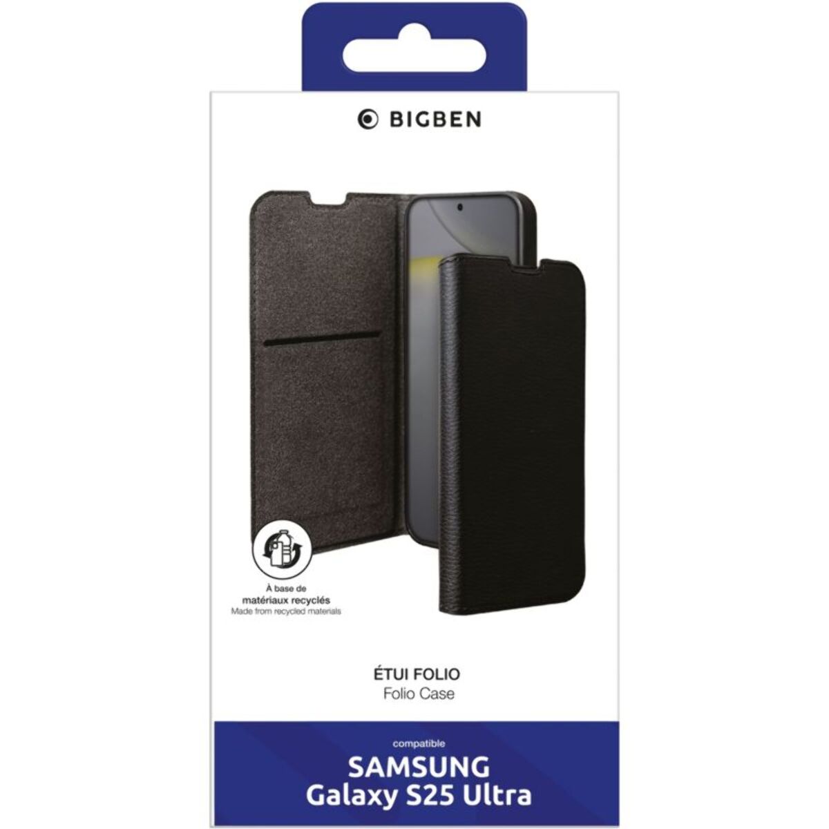 Etui BIGBEN CONNECTED Samsung S25 Ultra folio Noir