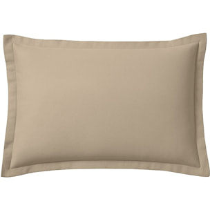 Taie d'oreiller 100% flanelle coton 160gr_ficelle