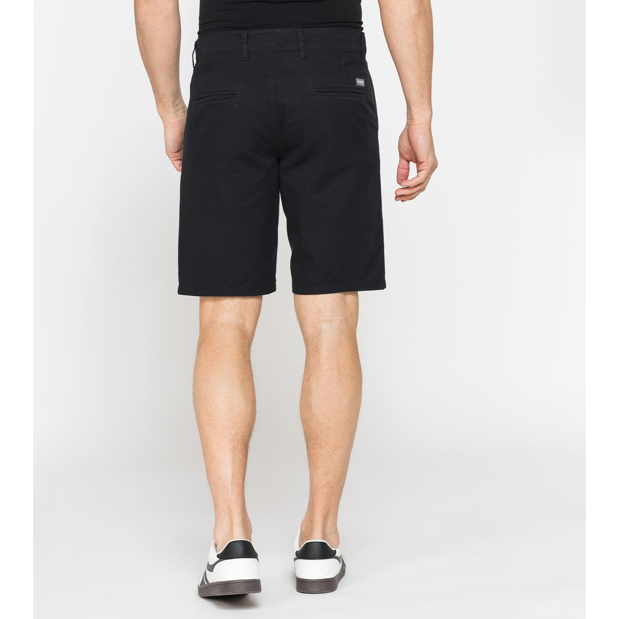 PANTALONE CORTO CHINO IN LEGGERA GABARDINA DI COTONE