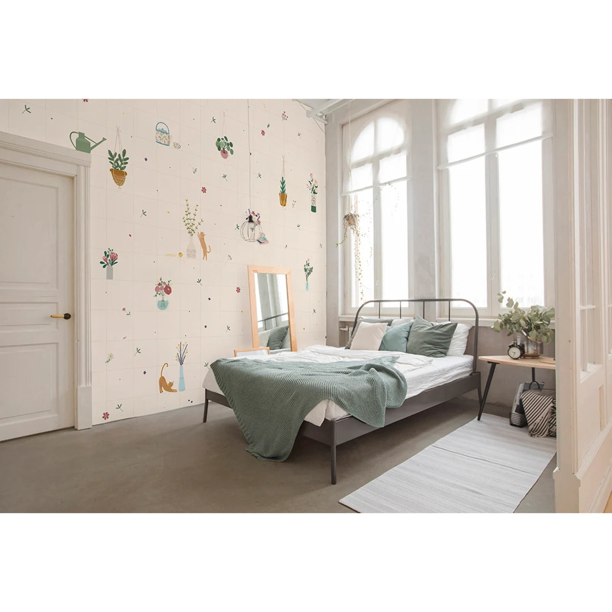 Papier peint panoramique Petits Bouquets
