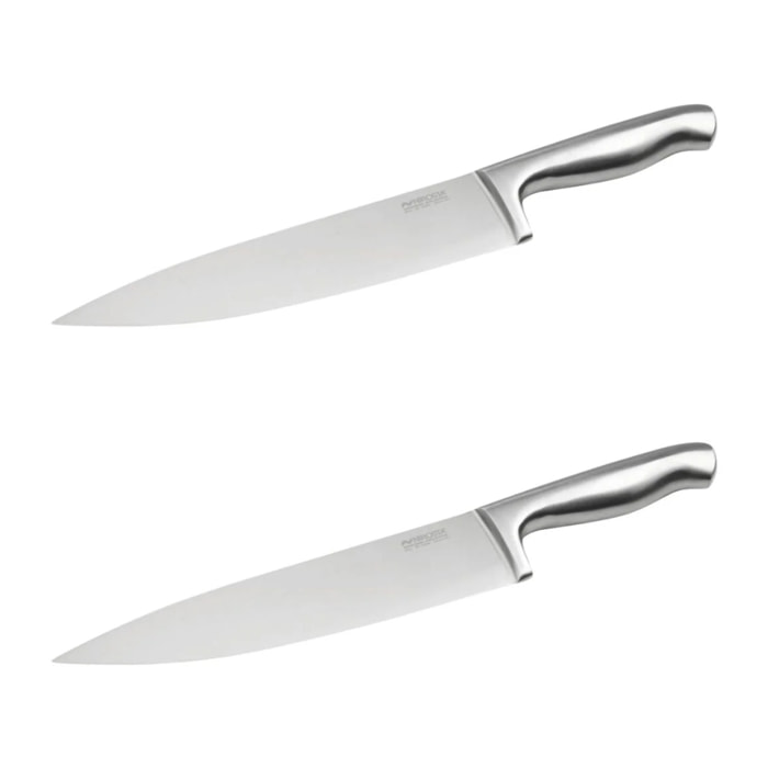 Set de 2 couteaux de chef 33 cm en inox Nirosta Star