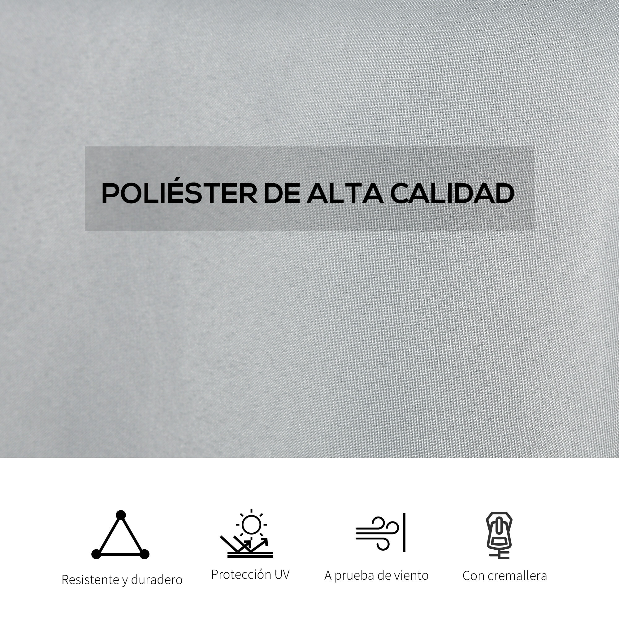 4 Paredes Laterales para Cenador 3,5x2 m Laterales de Carpa con Ganchos Cortinas sin Ventanas Reemplazo Lateral para Carpa de Jardín Exterior Fiesta Gris Claro
