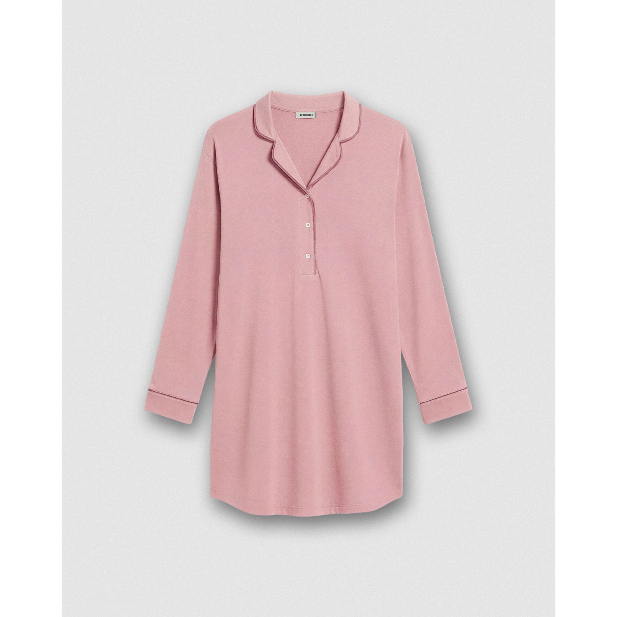 Camicia da notte cotone rosa