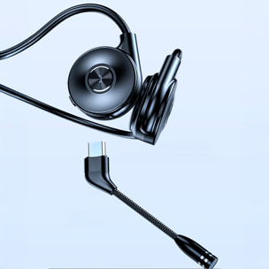 Cuffie M1 Bluetooth. Con tecnologia di conduzione ossea.