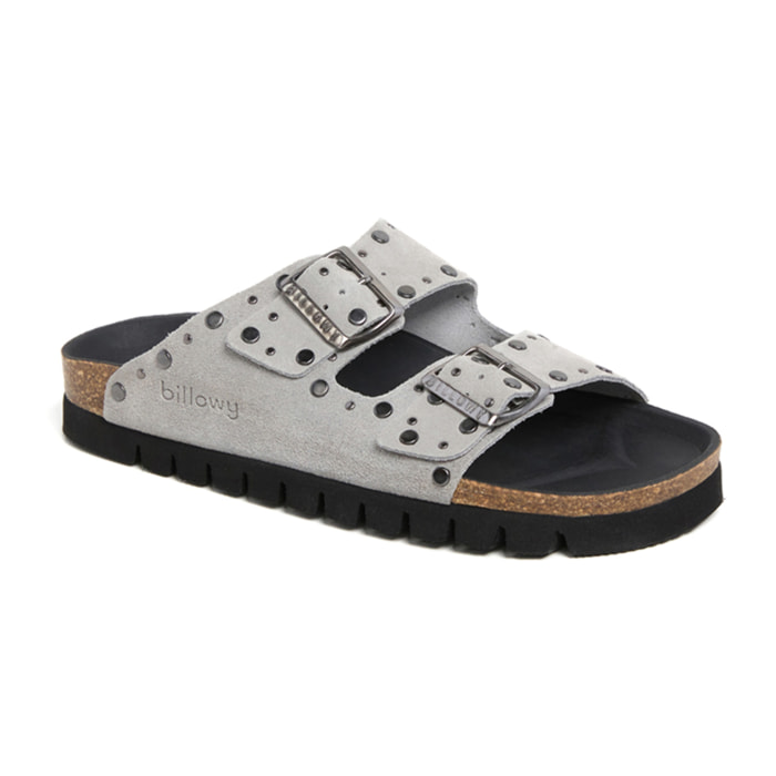 Sandalia Plataforma Gris Mujer BILLOWY GRIS