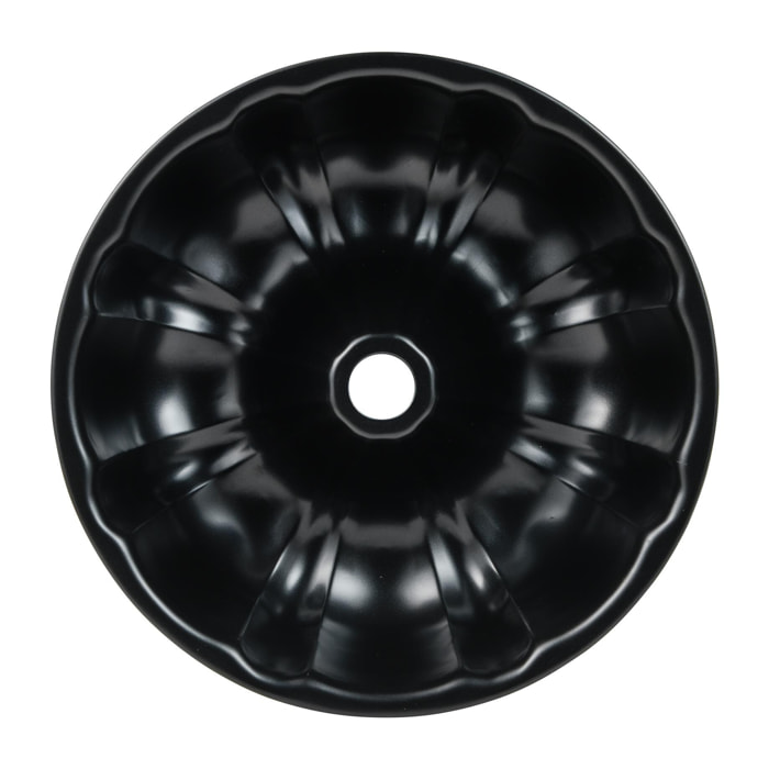 Molde para pastel ø25,5x8 cm acero carbono, molde tipo bundt para bizcochos y repostería casera expert san ignacio