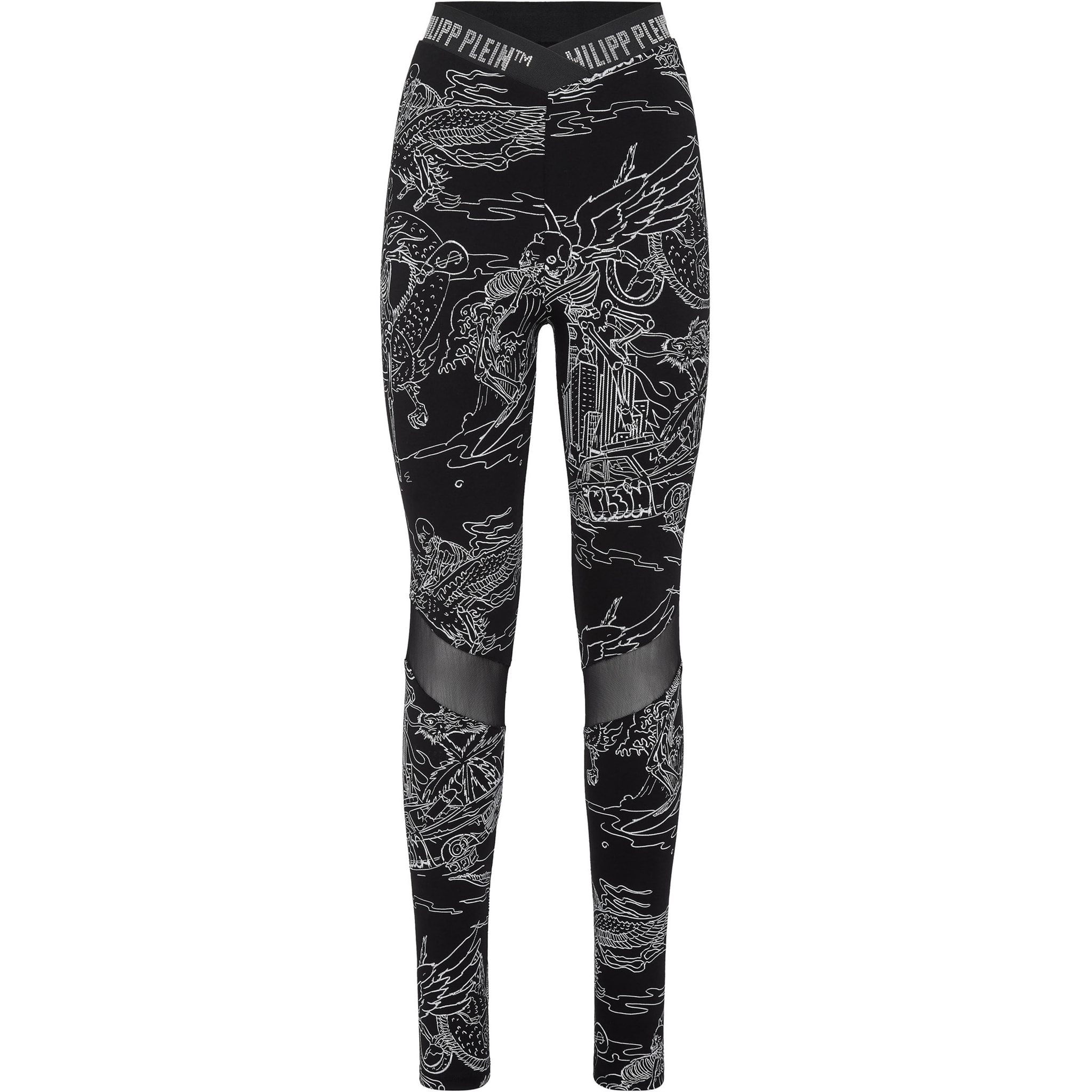 PHILIPP PLEIN Sport Leggings TATTOO