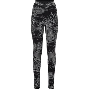 PHILIPP PLEIN Sport Leggings TATTOO