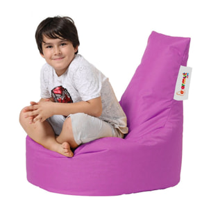 Sillón-puf rosa