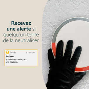 Sirène extérieure sans fil - Compatible Home Alarm (Advanced) et Somfy One (+)