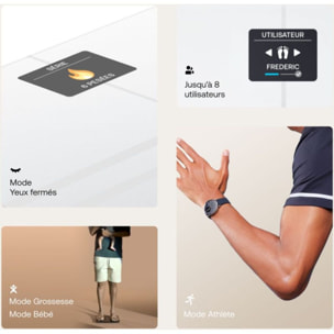 Pèse personne connecté WITHINGS Body Comp Blanc