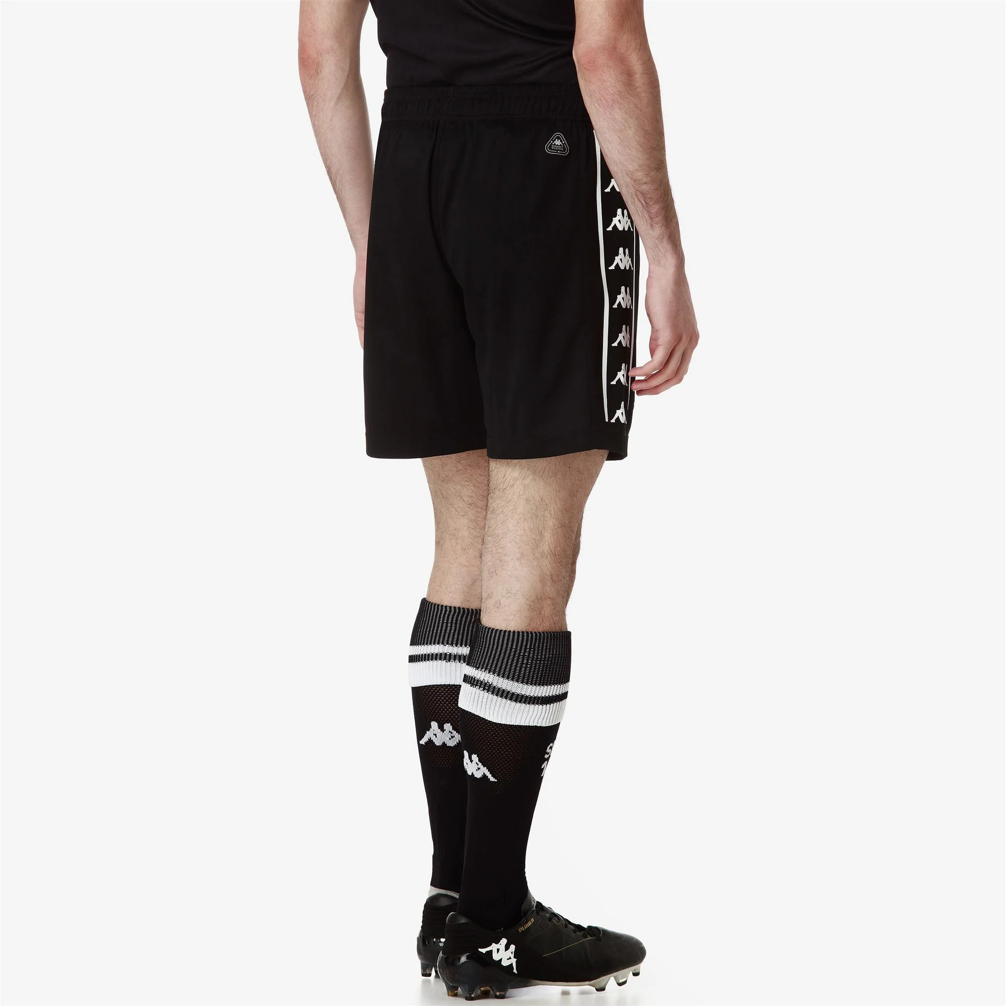 Pantaloni Corti Kappa Uomo Kombat Ryder Spezia Nero