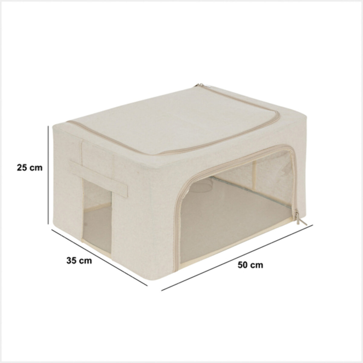 Housse de rangement "Groomy" double ouverture 50x35cm