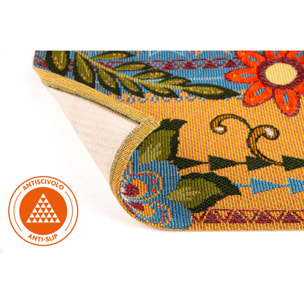 Tappeto Excelsa Gipsy Soul in poliestere e cotone 45x75x0,7 cm multicolore