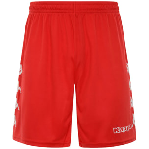 Kappa - Pantaloni Corti Uomo Rosso - Kappa4Football Curchet