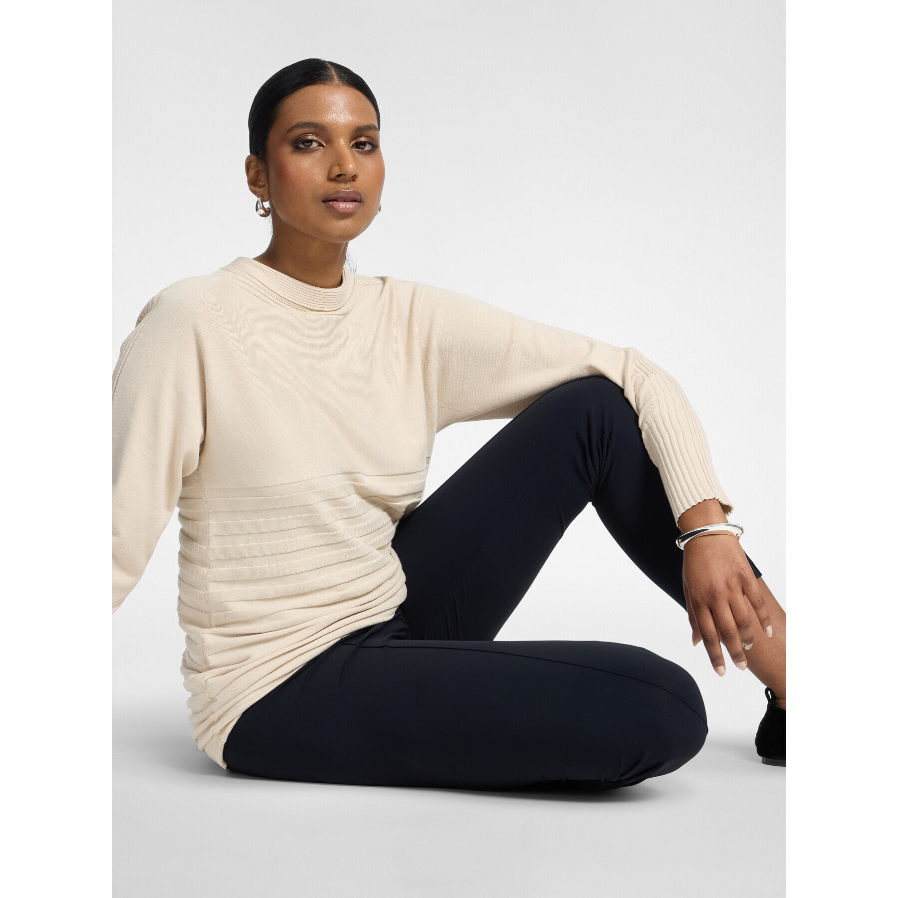 Elena Mirò - Leggings in jersey - Nero