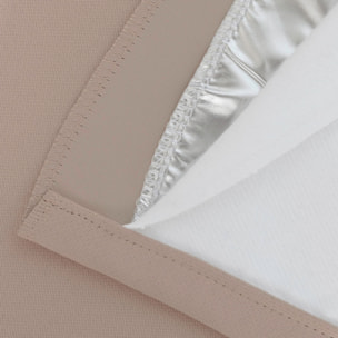 Rideau Phonique Occultant et Thermique 'MOONDREAM' - Beige foncé