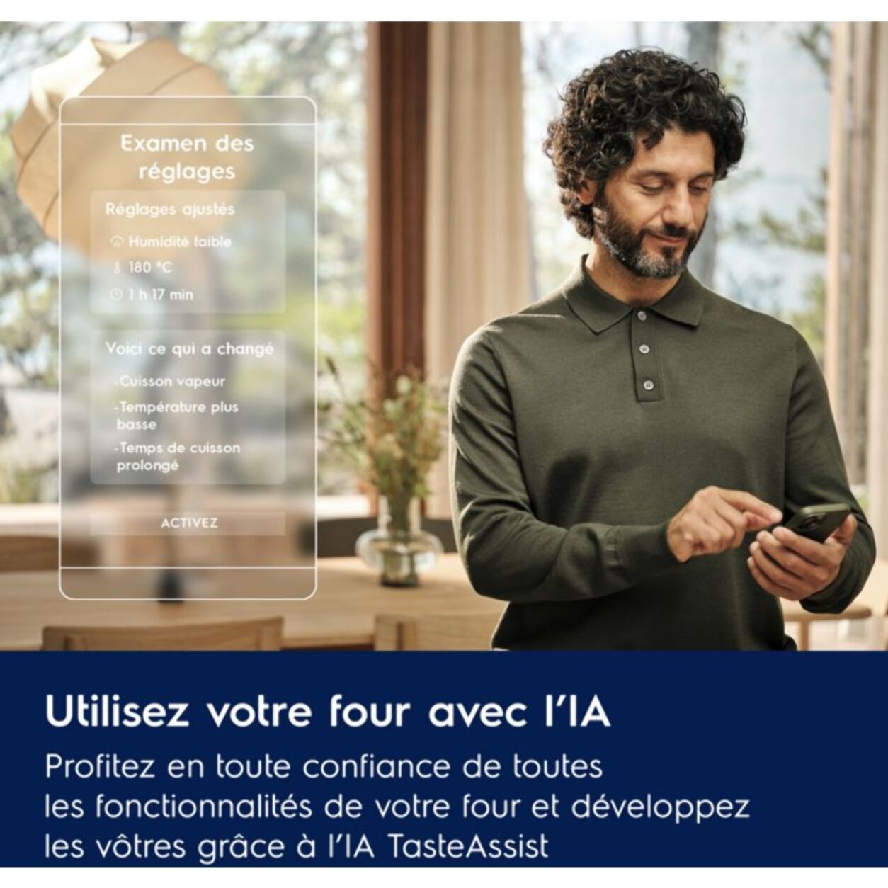 Four encastrable fonction vapeur ELECTROLUX EOC9P3XT  AI Taste Assist et Steamcrips