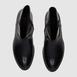 Botines - Negro - Tacón: 5 cm