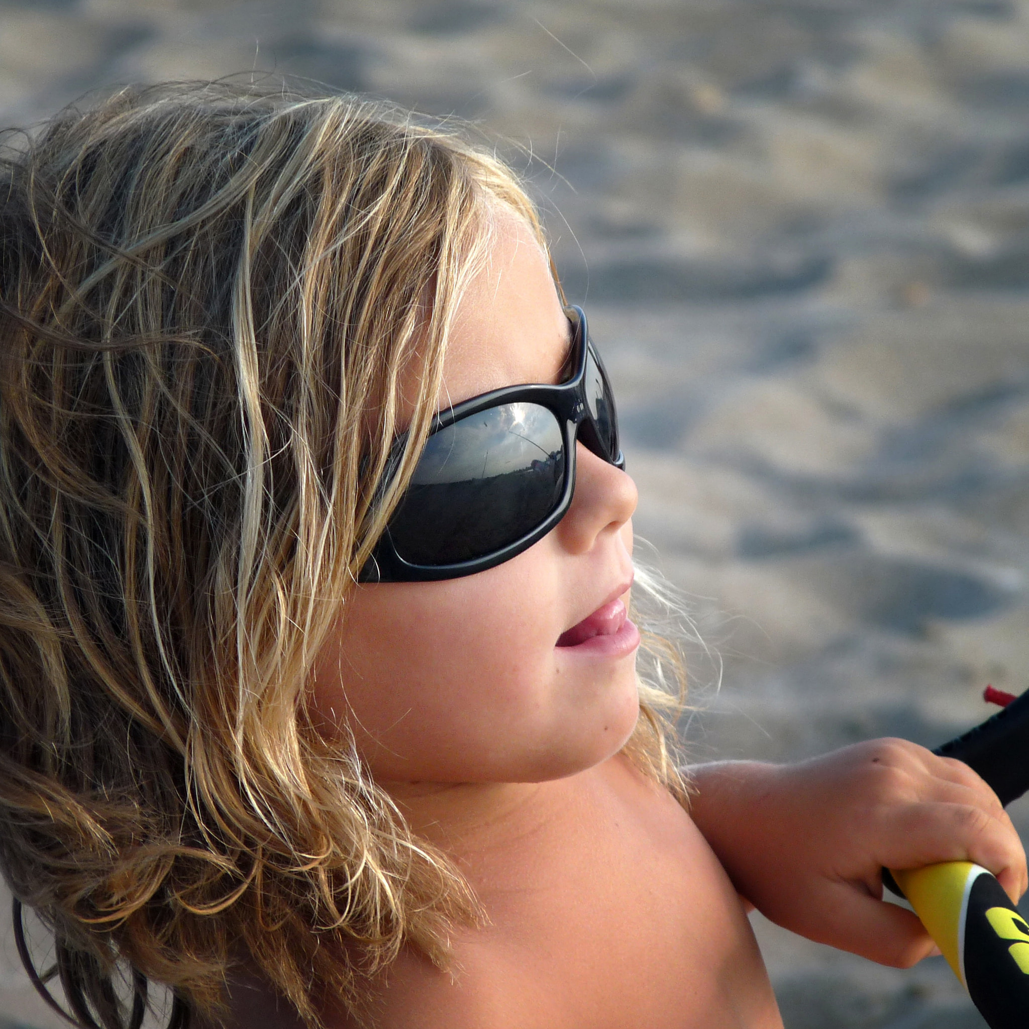 Gafas de deportes acuáticos OCEAN MENTAWAY - Negro brillante / Ahumada
