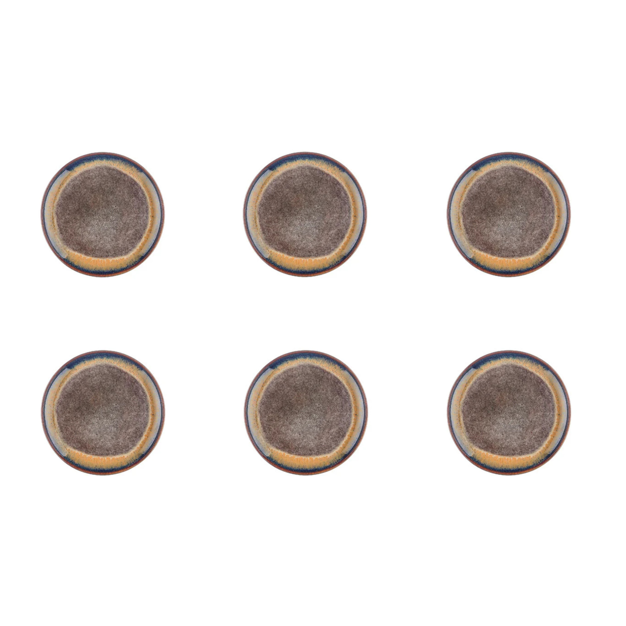 Assiette GENESIS Ø16,5cm - 6 pièces - Basalte