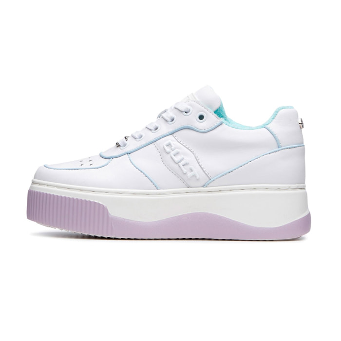 Sneakers Cult bianco-azzurro