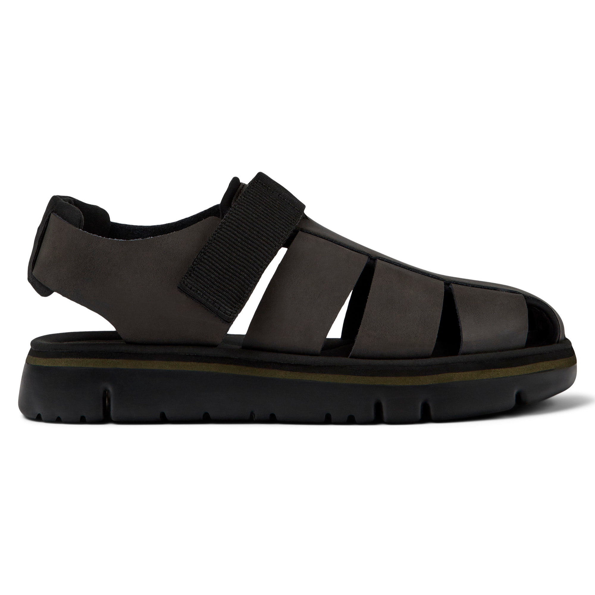 Sandalias - CAMPER Oruga - Marron - Cuero liso