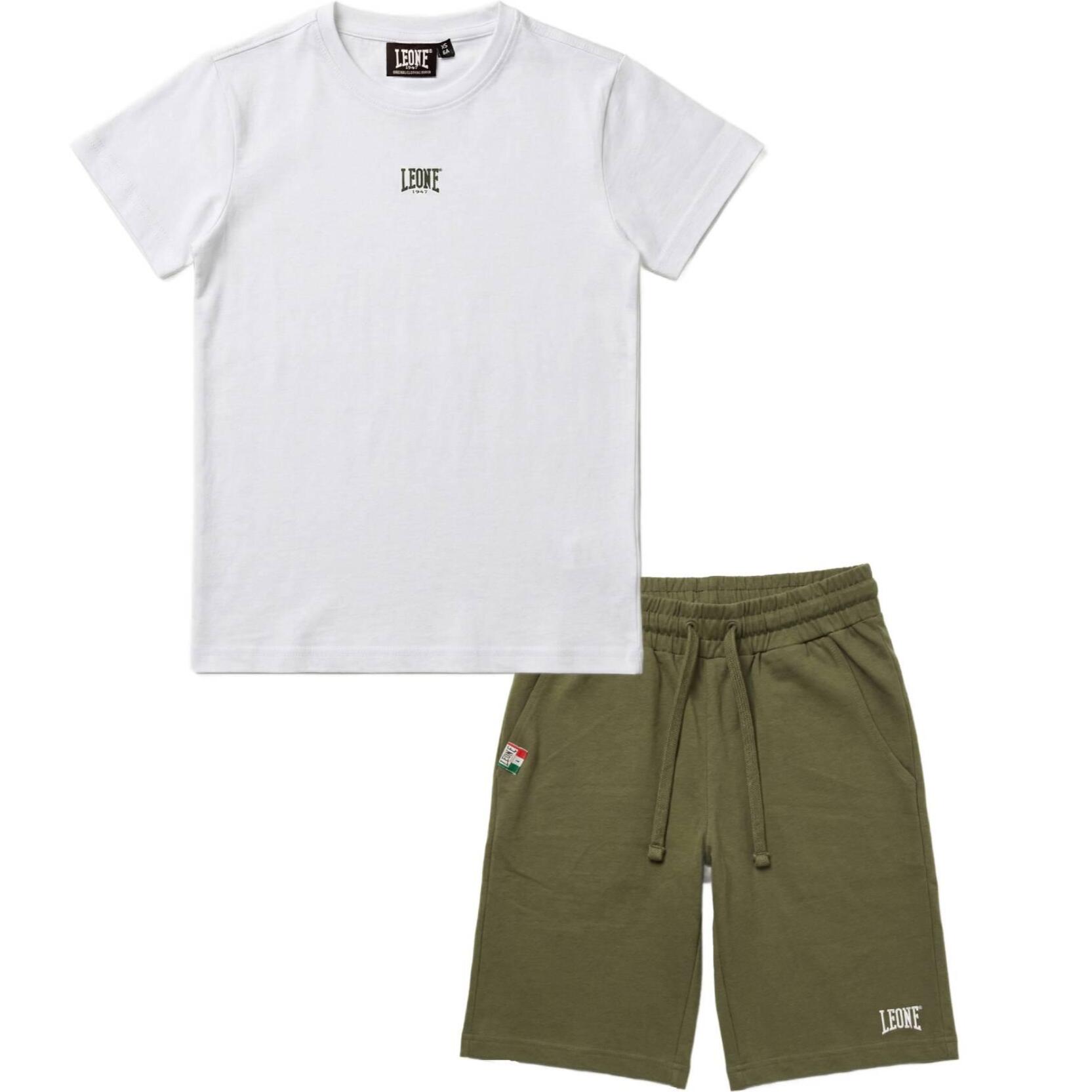 Conjunto básico de camiseta y bermudas para niños