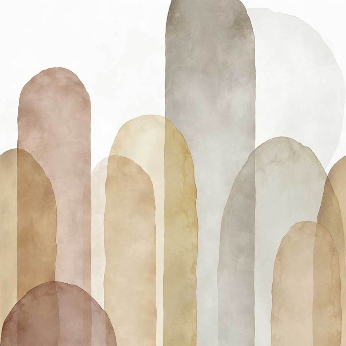 Papier peint panoramique Équilibre Silencieux  Intissé