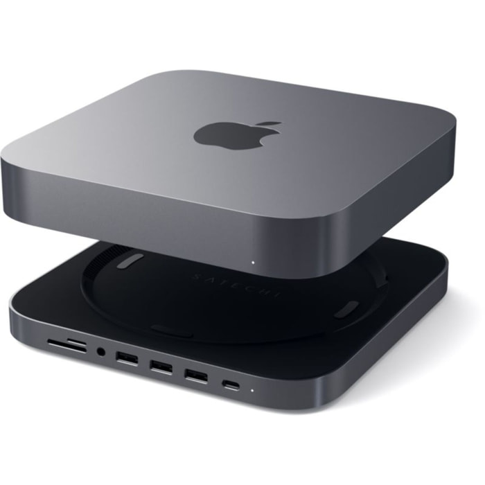 Adaptateur USB SATECHI USB-C pour Mac mini gris