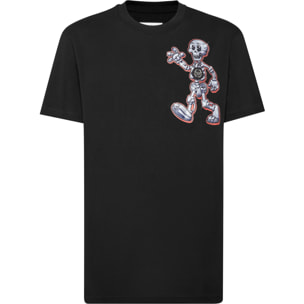 PHILIPP PLEIN Camiseta de cuello redondo y manga corta SKULL