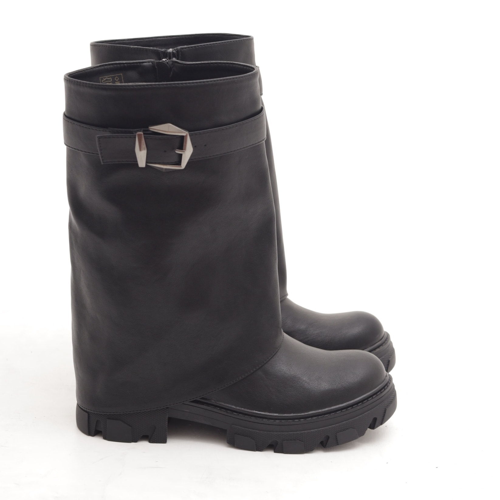 BIKER PRD RISVOLTATO NERO