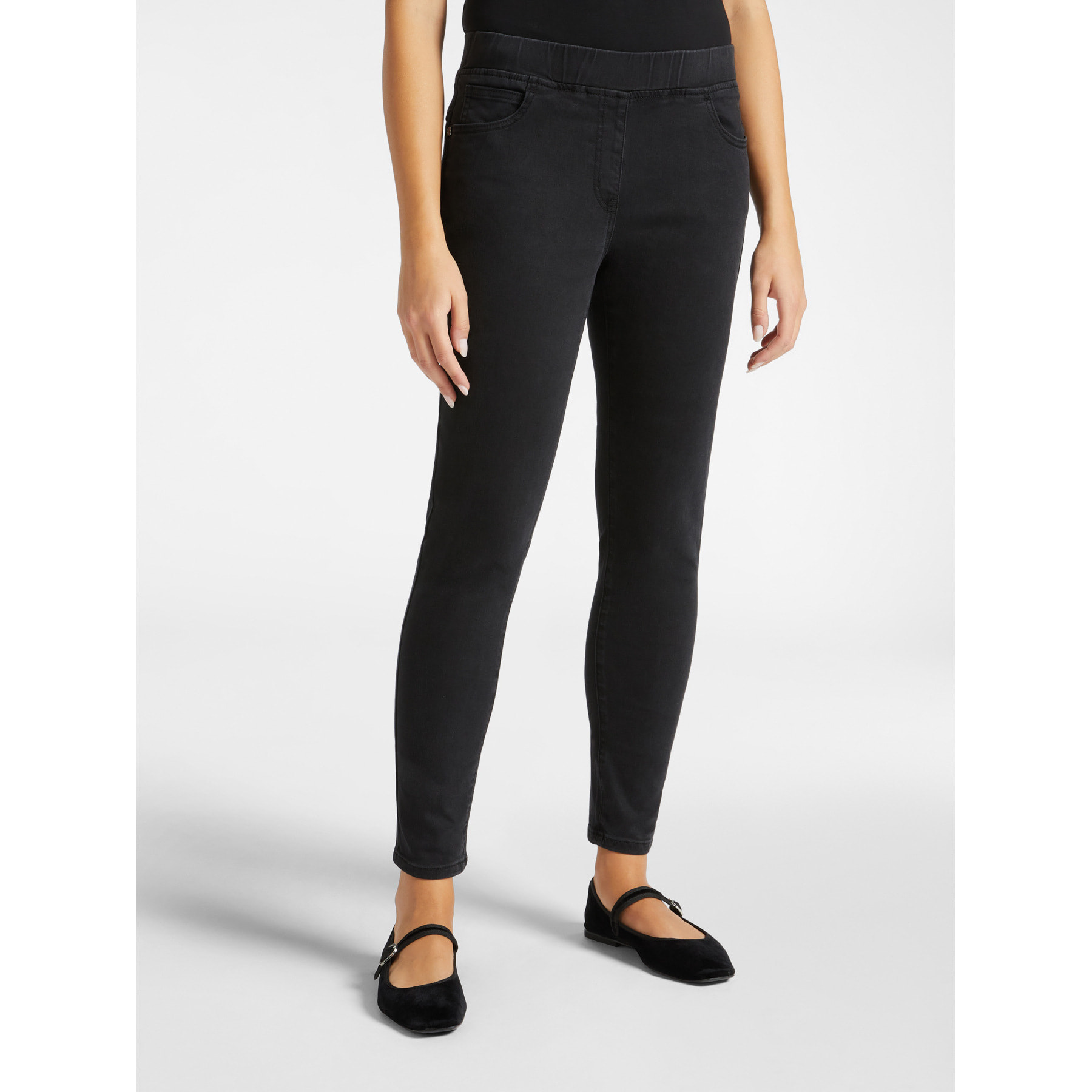 Elena Mirò - Jeggings de denim elástico - Negro