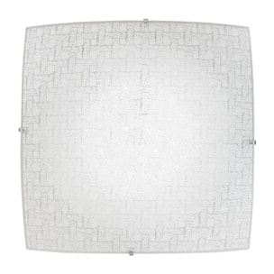 Plafoniera PAMELA in vetro bianca 24 W 4000 K (luce naturale)