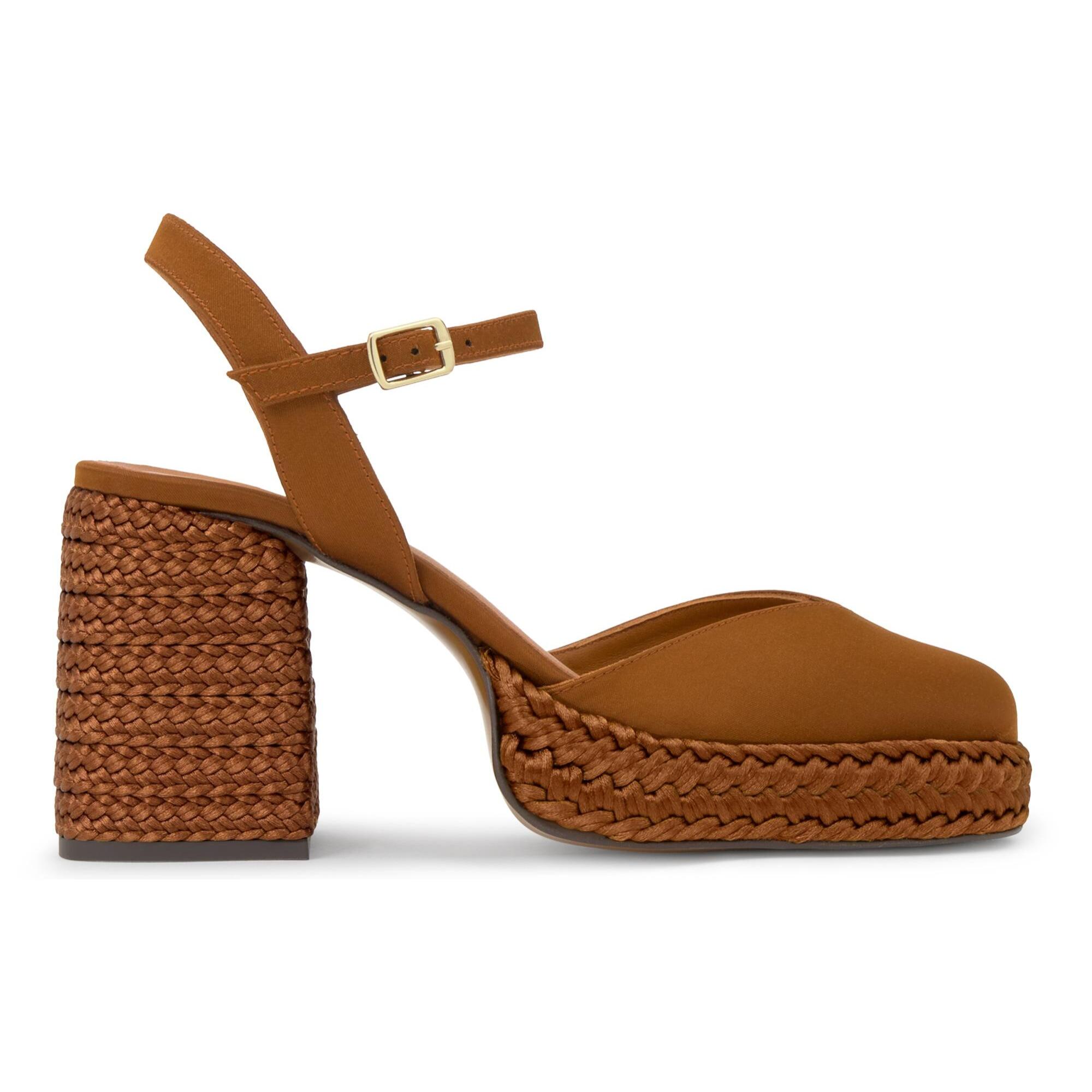 Zapato tacón Vilnia en satín con tacón de 10 cm