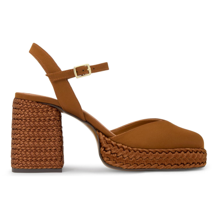 Zapato tacón Vilnia en satín con tacón de 10 cm