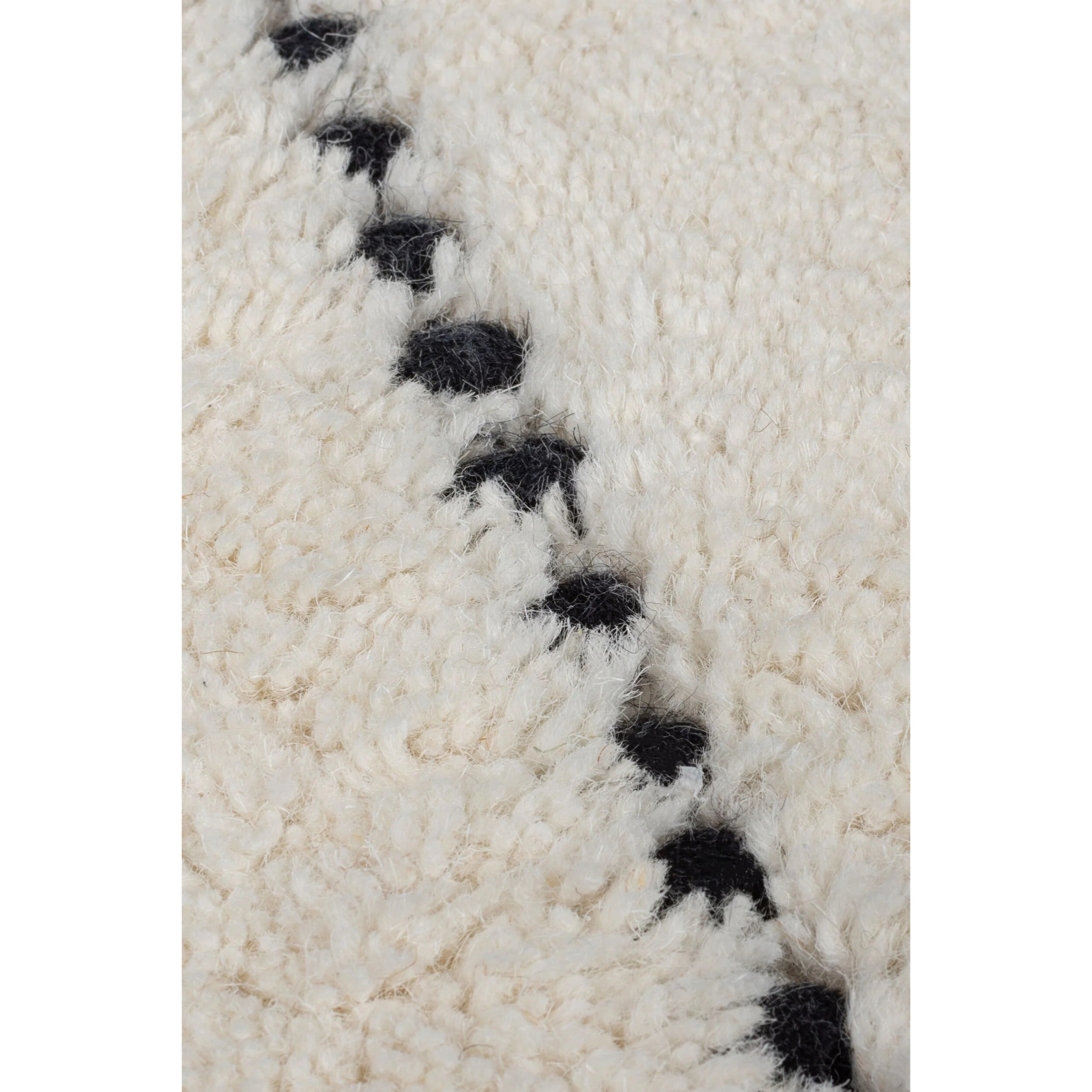 Tapis en laine noir DOTTIE GEOMETRIC Noir
