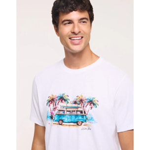 Camiseta Manga Corta Blanco - Vansi