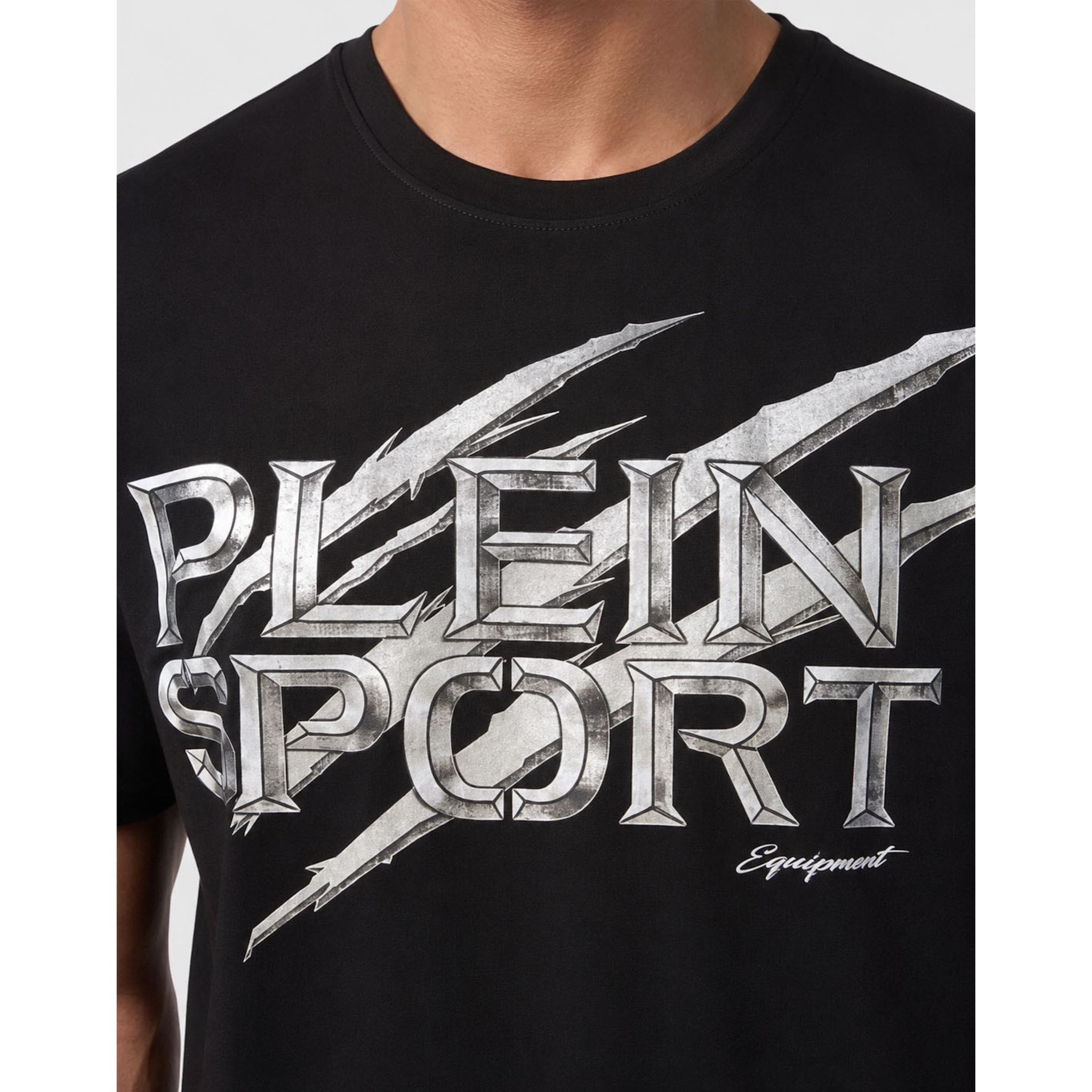 PLEIN SPORT Camiseta de cuello redondo y manga corta LOGO