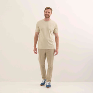 Camiseta Básica Algodón Orgánico Arena ESSENTIALS T-SHIRT SAND