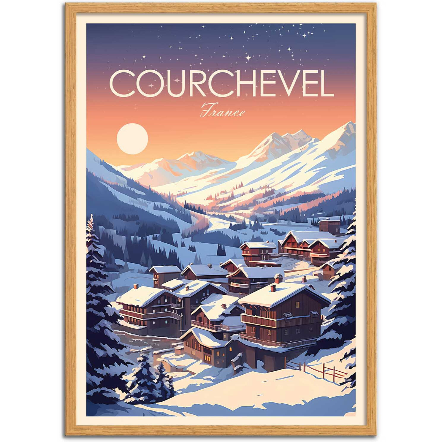 Affiche - Courchevel - Studio Inception
