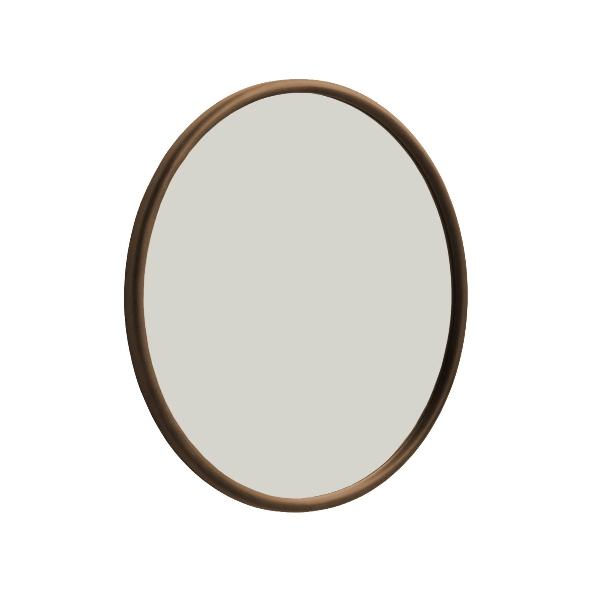 Miroir rond bois d'hévéa Ø60cm IVY