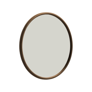 Miroir rond bois d'hévéa Ø60cm IVY