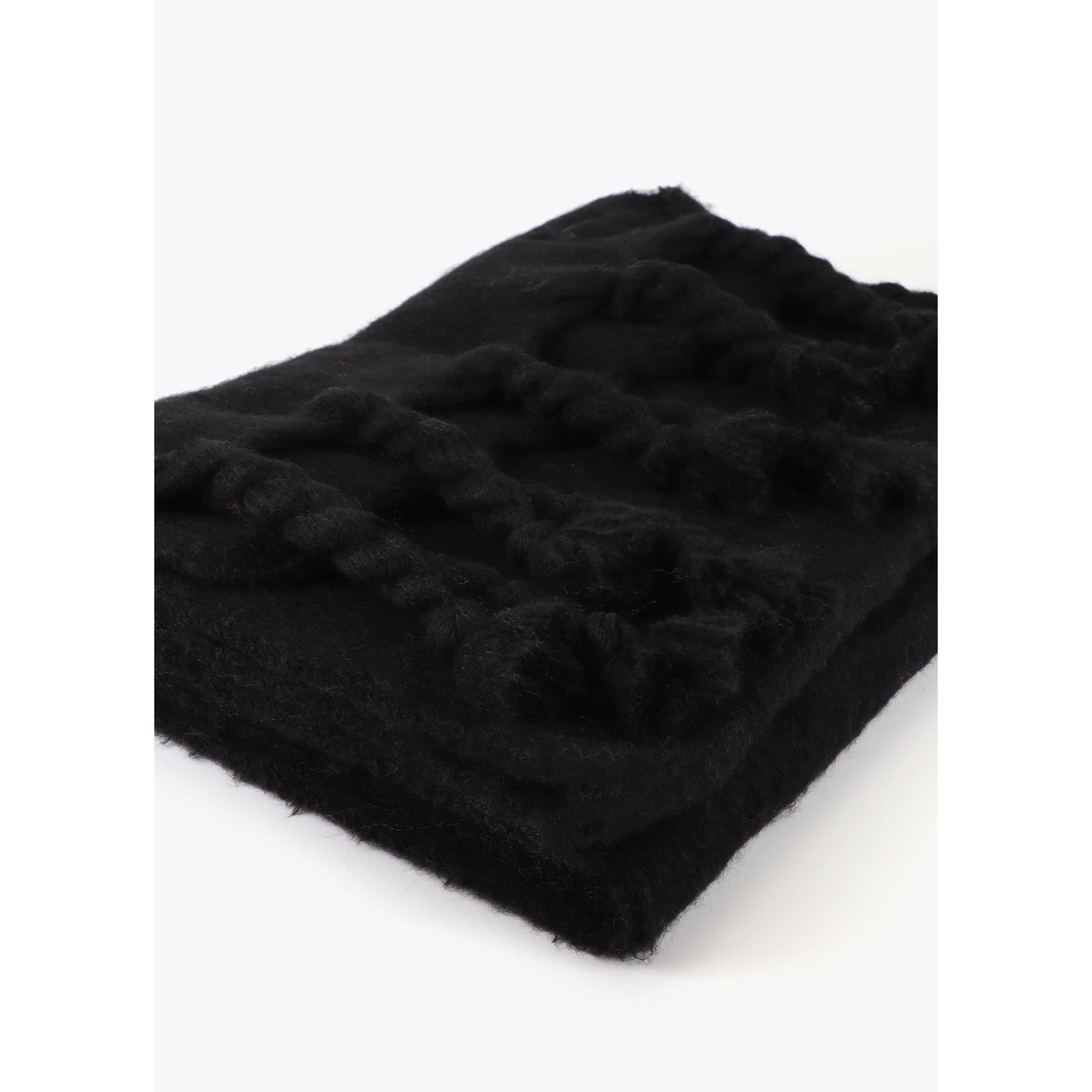 Sciarpa Liscia con Frange Spesse