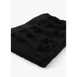 Sciarpa Liscia con Frange Spesse