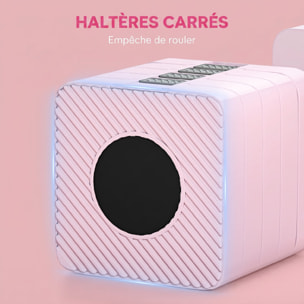 Haltères réglables total 10 Kg max. - haltères évolutives design rose