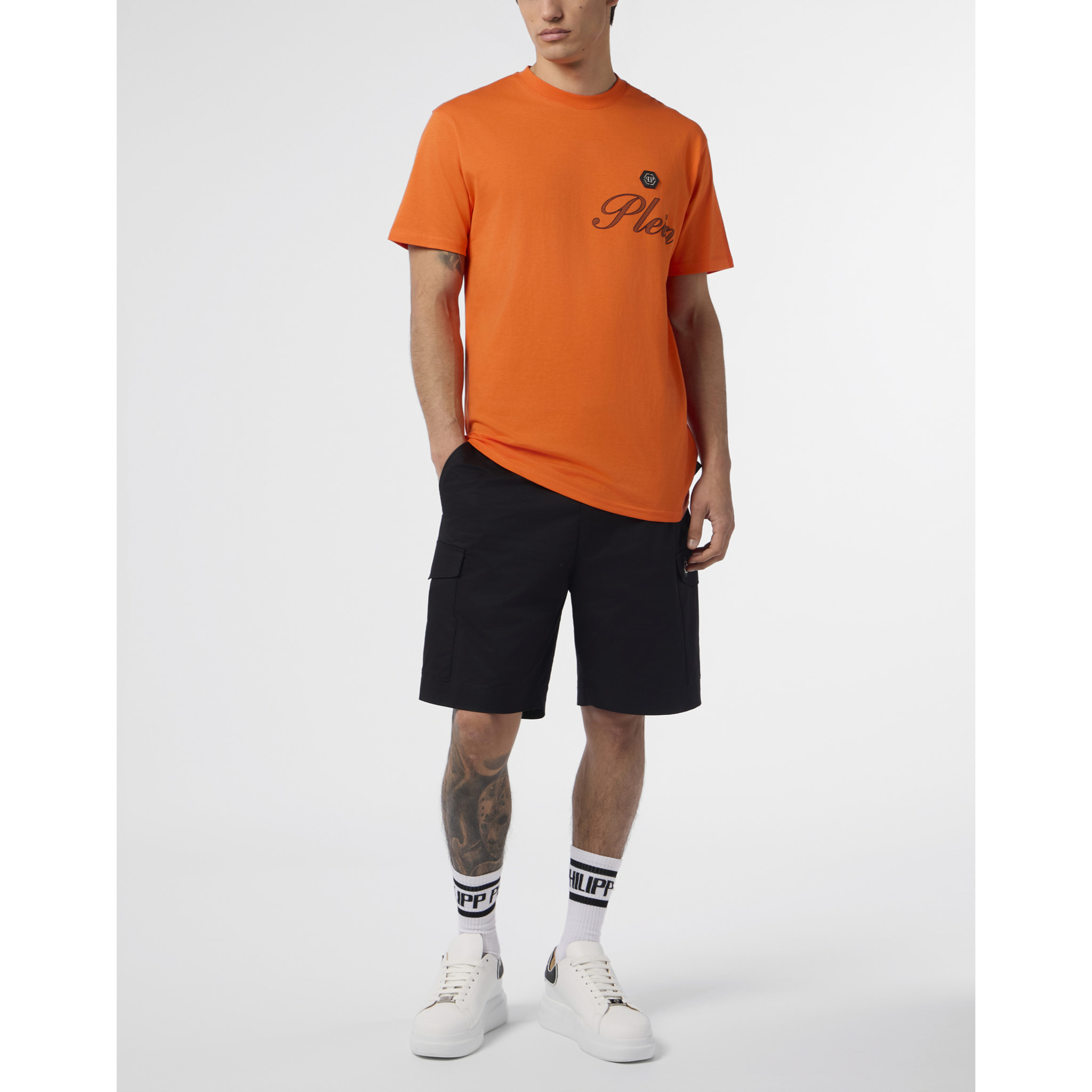 PHILIPP PLEIN Round Neck T-Shirt Signature