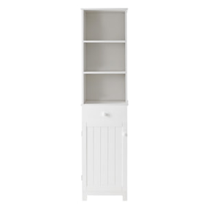 Mobile colonna per bagno 38x34x161 bianco - Aloe