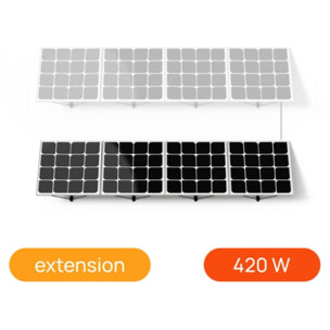 Panneau solaire BEEM d'autoconsommation extension 420W