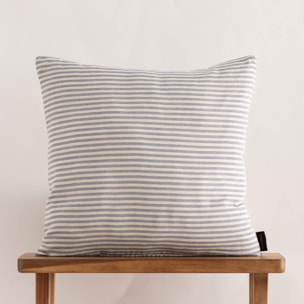 Housse de coussin jacquard 65x65 cm Jávea Mediana Bleu